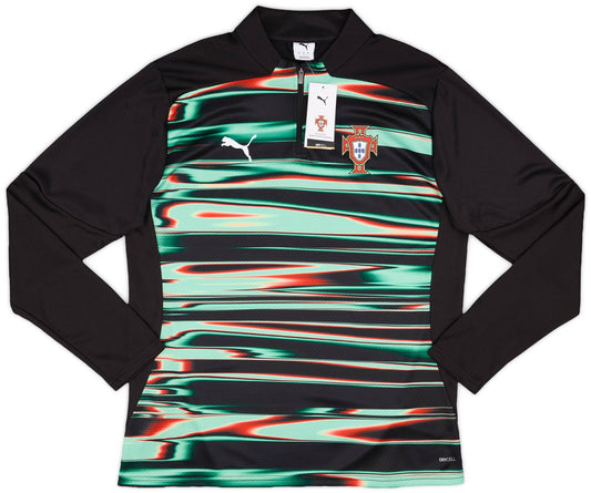 Haut d'avant-match avec fermeture éclair 1/4 Puma Portugal 2025-26