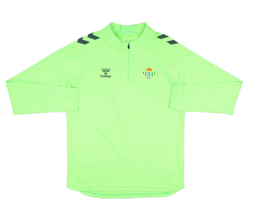 Haut d'entraînement Hummel Real Betis 2024-25 avec fermeture éclair 1/4