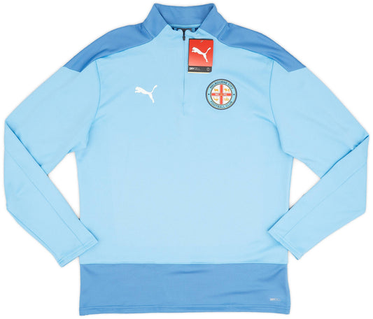 Haut d'entraînement Puma 1/4 zip Melbourne City 2022-23