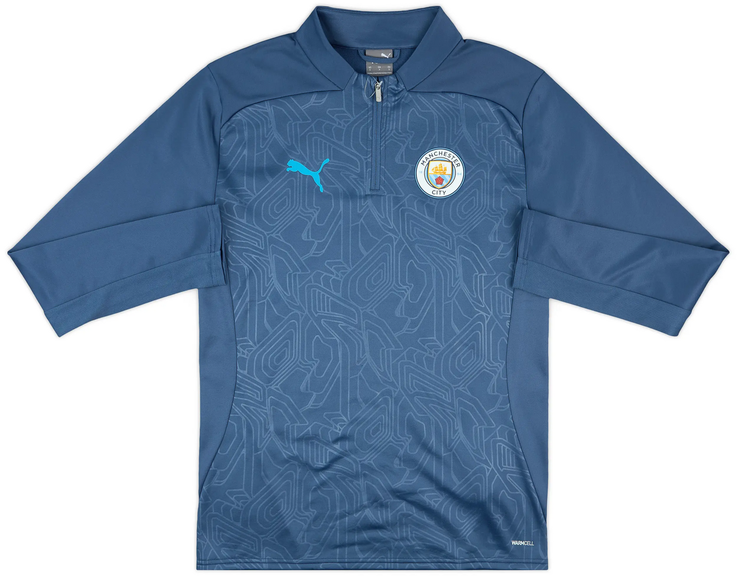 Haut d'entraînement Puma 1/4 zippé Manchester City 2024-25