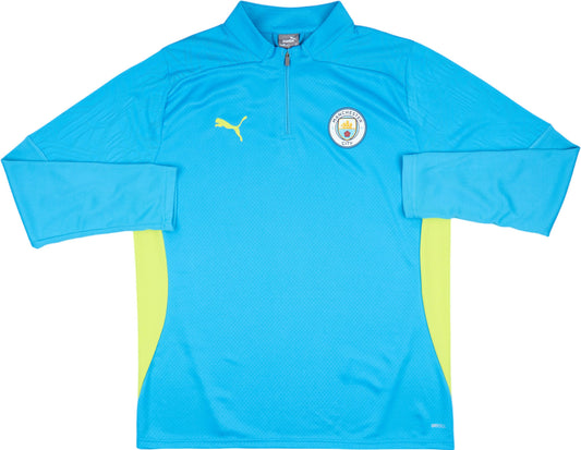 Haut d'entraînement Puma Manchester City avec fermeture éclair 2024-25