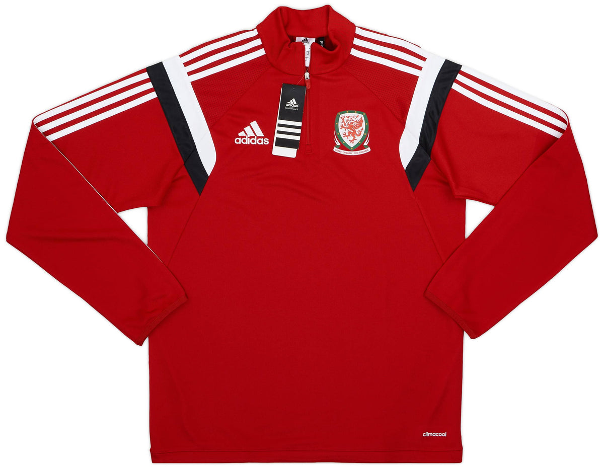 Haut d'entraînement adidas 1/4 Zip Pays de Galles 2014-15