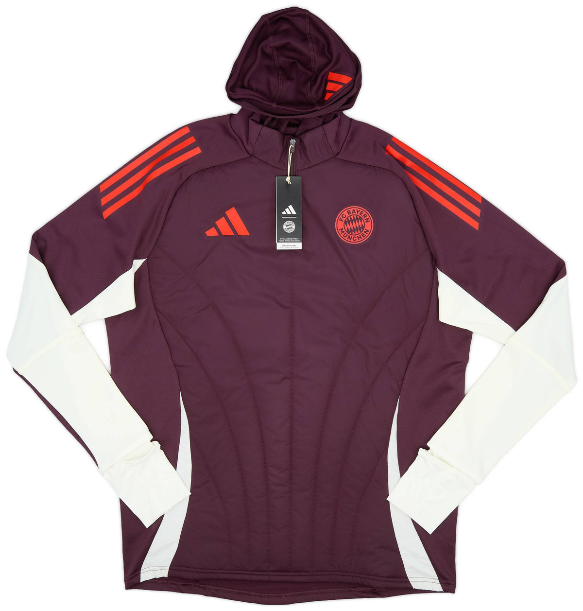 Haut d'entraînement d'hiver adidas 1/4 Zip Bayern Munich 2024-25