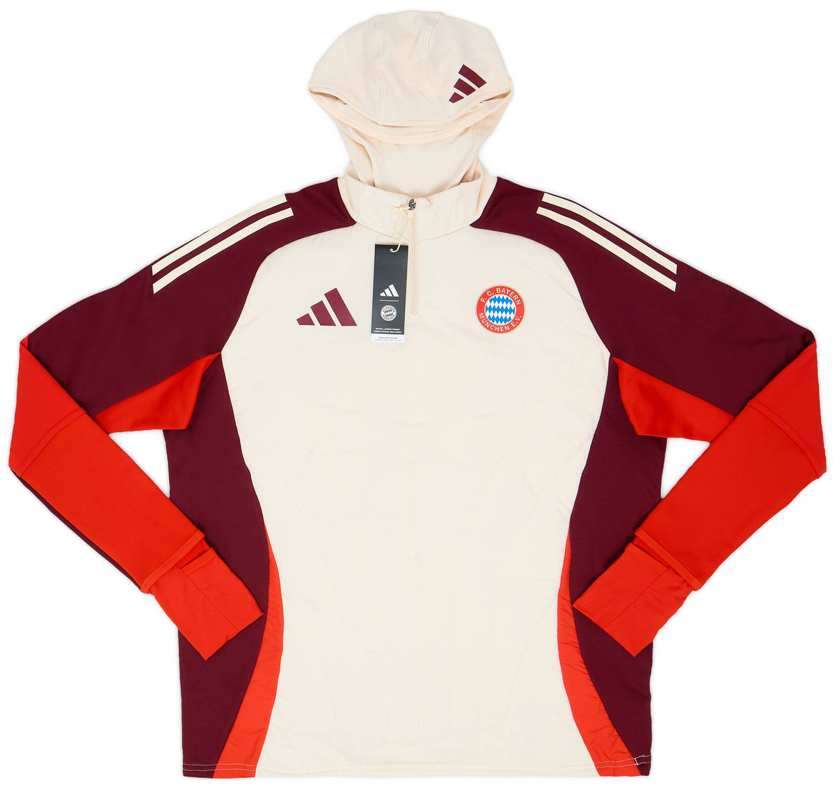 Haut d'hiver adidas européen 1/4 zip Bayern Munich 2024-25