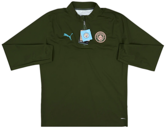 Haut de pluie d'entraînement Puma 1/4 Zip Manchester City 2024-25