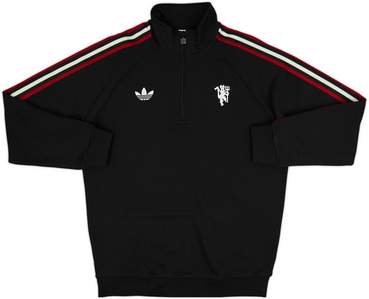 Haut zippé 1/4 adidas Originals Manchester United 2025-26