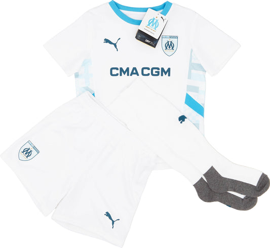 Kit complet domicile Olympique de Marseille 2024-25 (petits enfants)