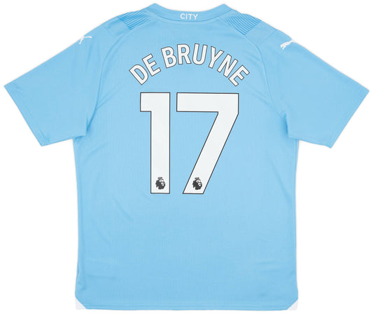 Maillot Domicile Manchester City 2023-24 De Bruyne #17