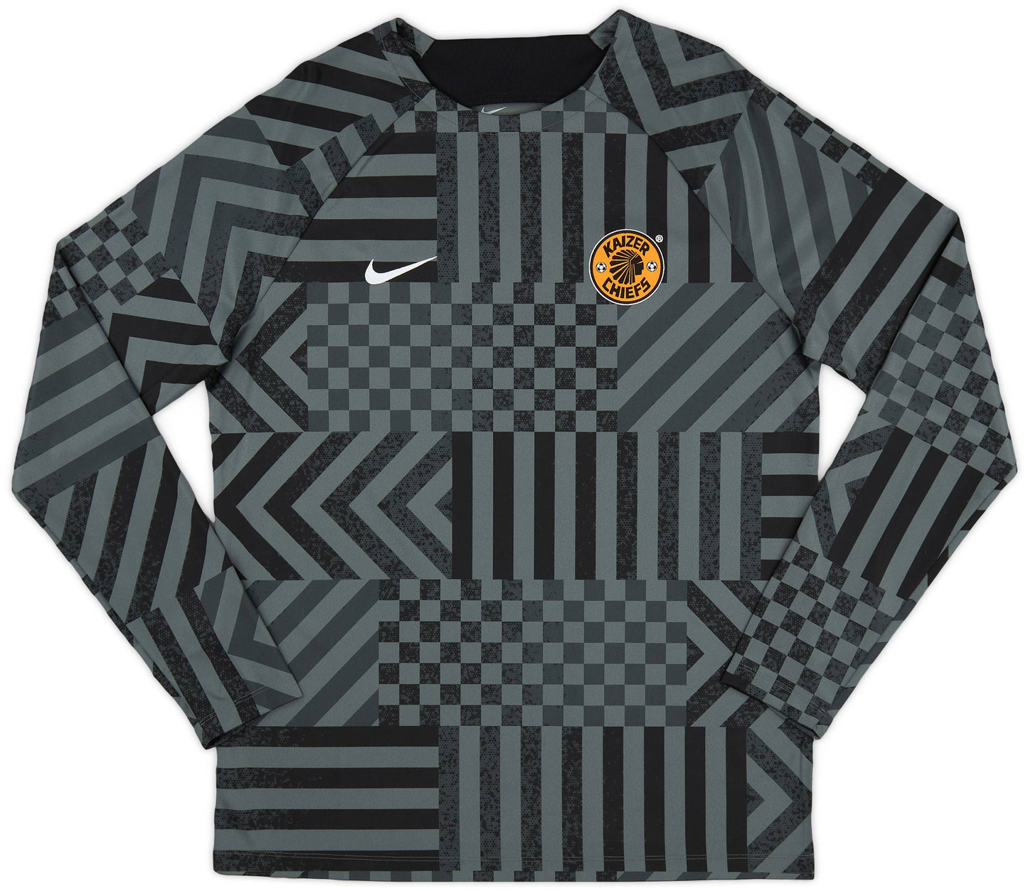 Maillot Nike d'avant-match à manches longues Kaizer Chiefs 2022-23