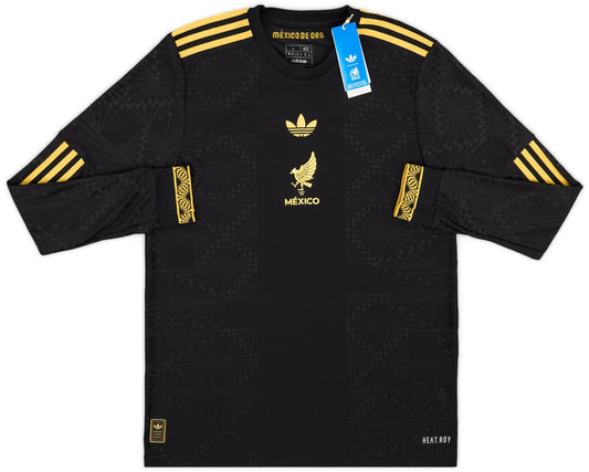 Maillot authentique à manches longues Gold Cup du Mexique 2025