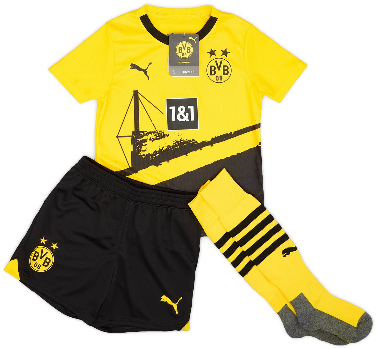 Maillot complet domicile Borussia Dortmund 2023-24 (petits enfants)
