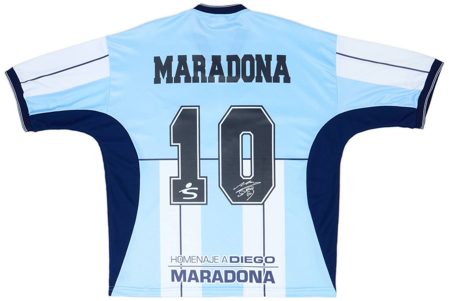 Maillot d'adieu Diego Maradona Fila réédition 2001 Maradona #10