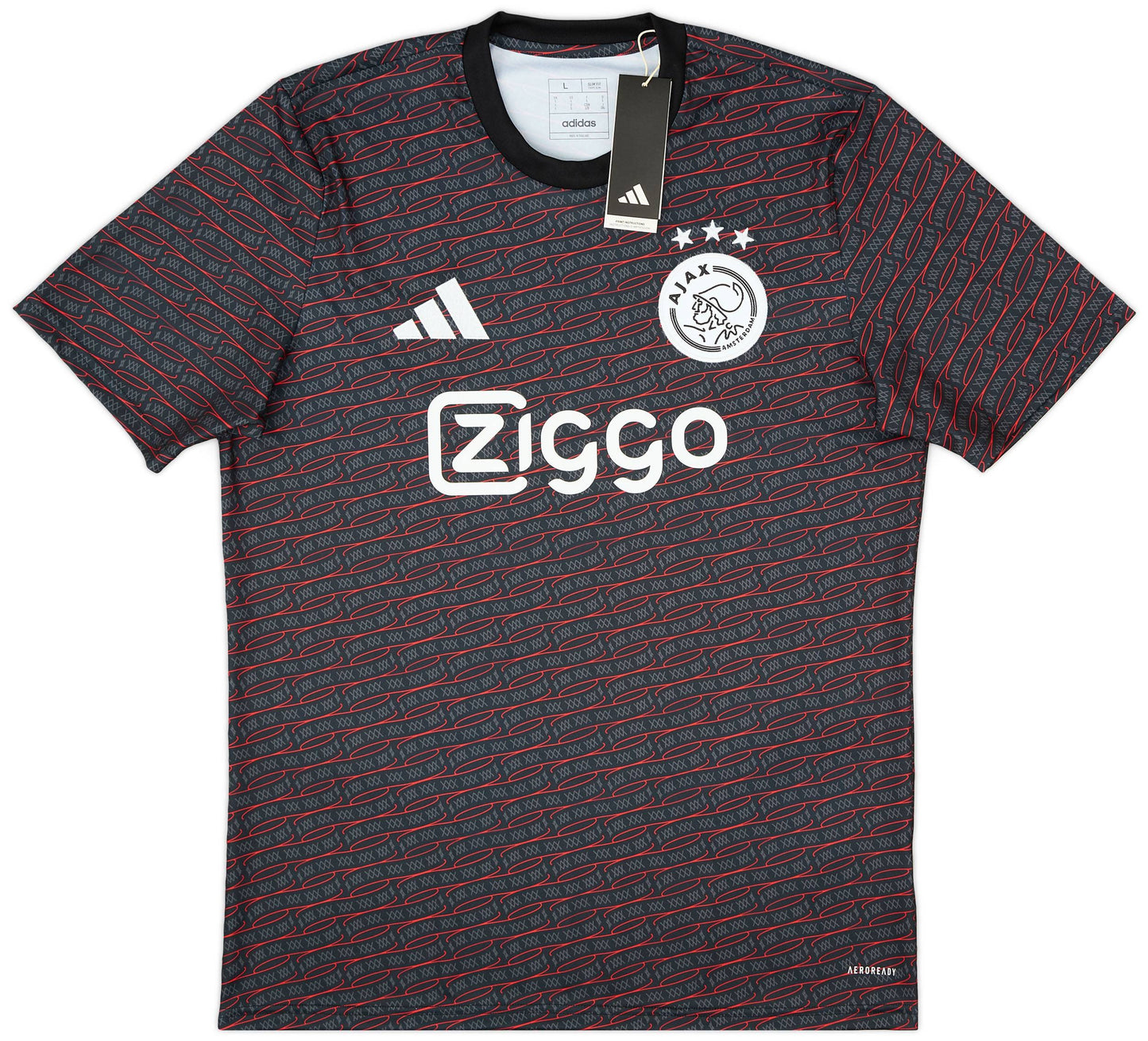 Maillot d'avant-match adidas Ajax 2024-25