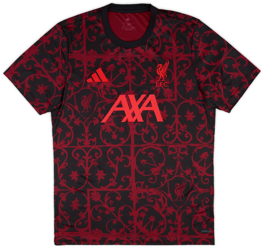 Maillot d'avant-match adidas Liverpool 2025-26