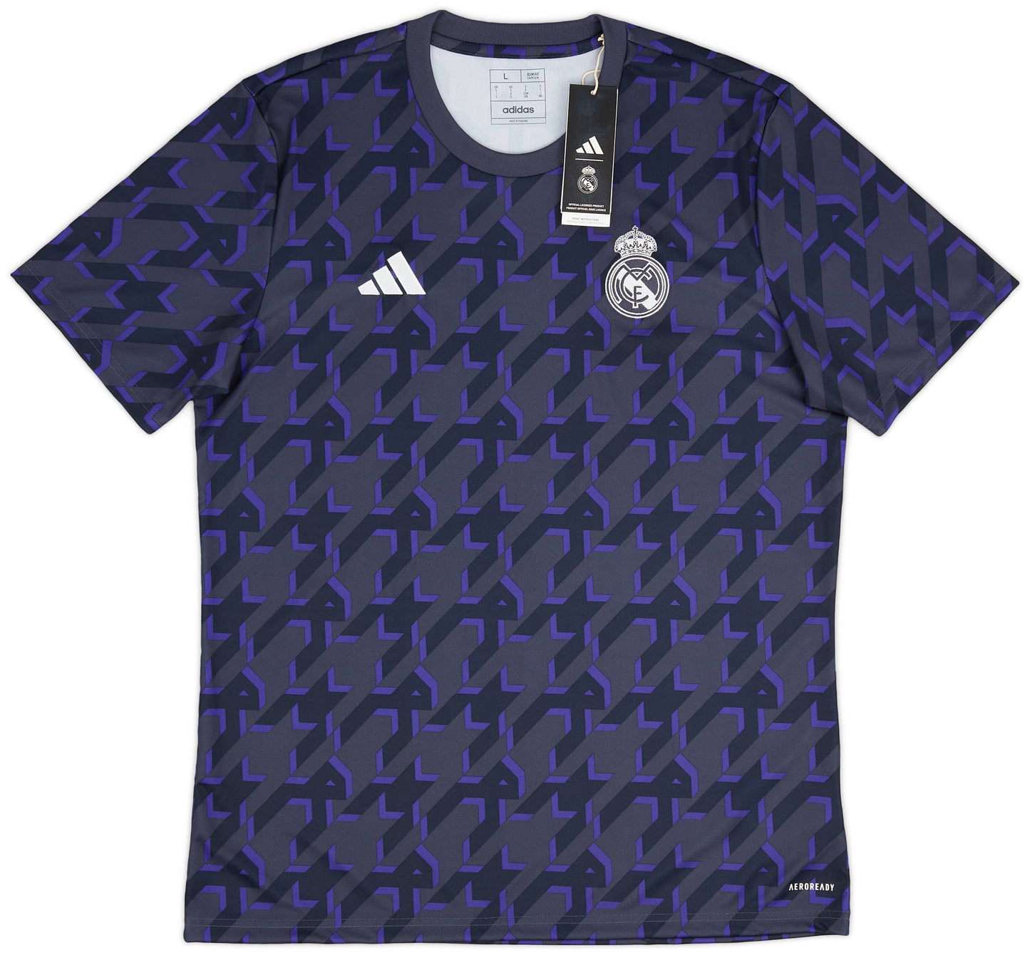 Maillot d'avant-match adidas Real Madrid 2023-24