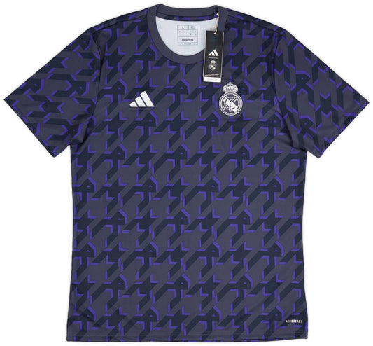 Maillot d'avant-match adidas Real Madrid 2023-24