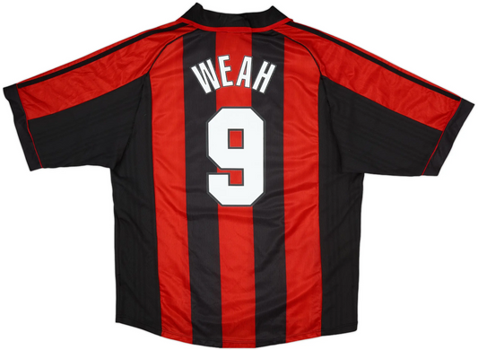 Maillot domicile AC Milan 1998-2000 Weah #9 (XL)