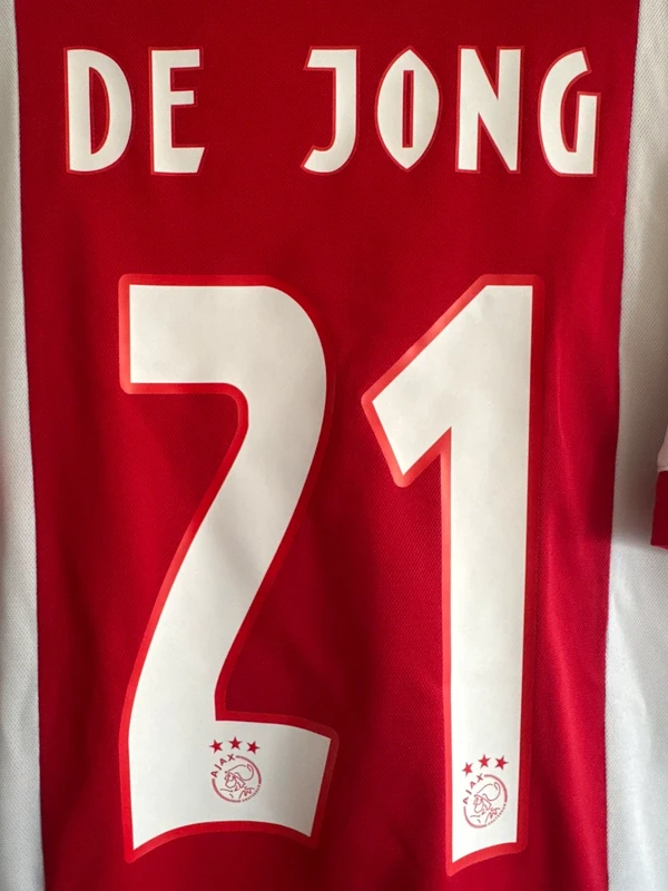 Maillot domicile Ajax 2017-18 De Jong #21 (S)