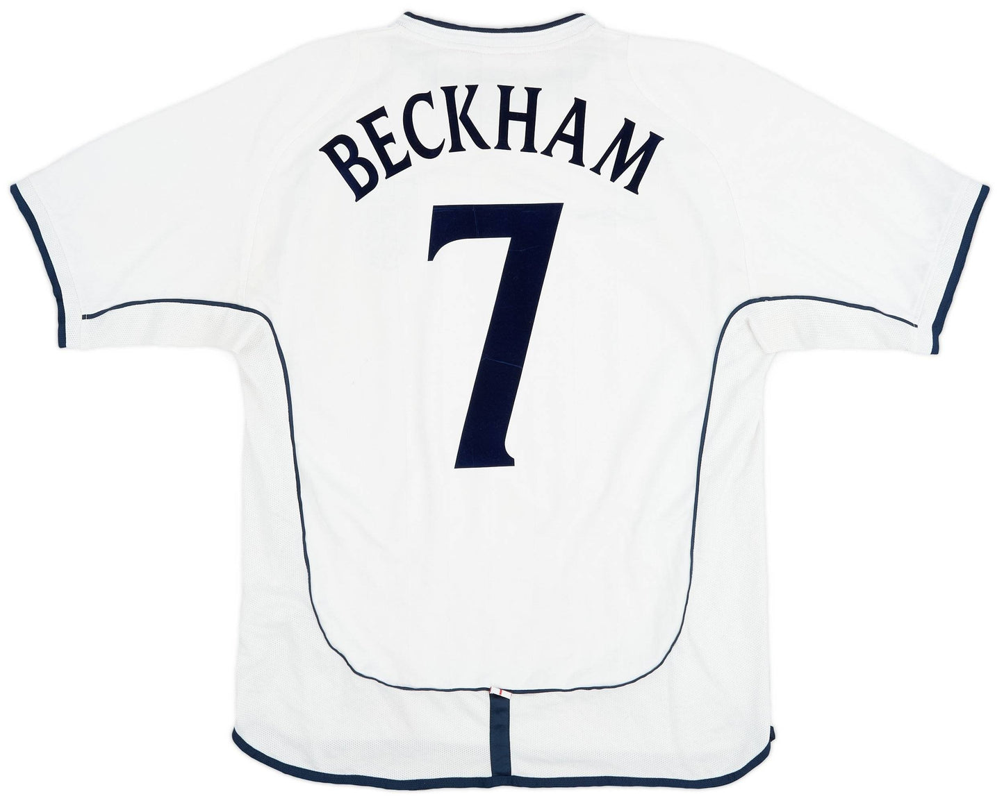 Maillot domicile Angleterre 2001-03 Beckham #7