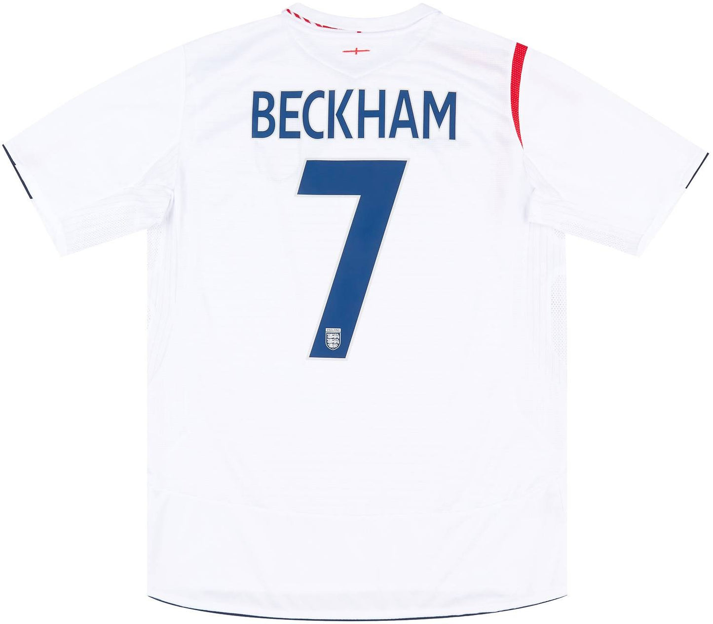 Maillot domicile Angleterre 2005-07 Beckham #7