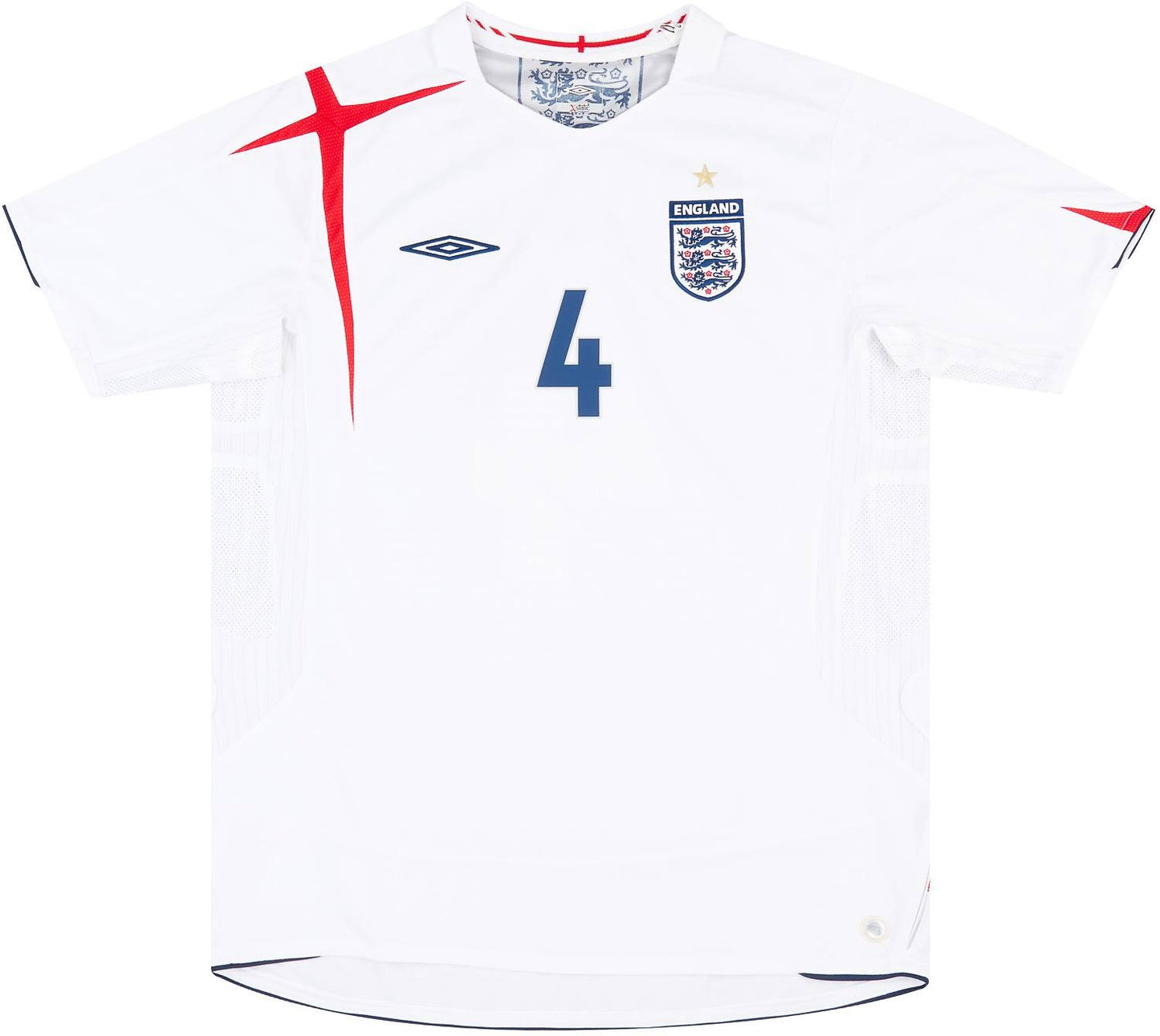 Maillot domicile Angleterre 2005-07 Gerrard #4