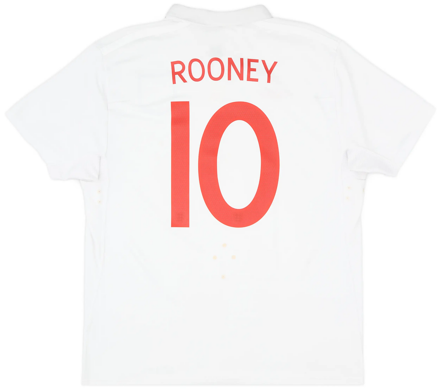 Maillot domicile Angleterre 2009-10 Rooney n°10