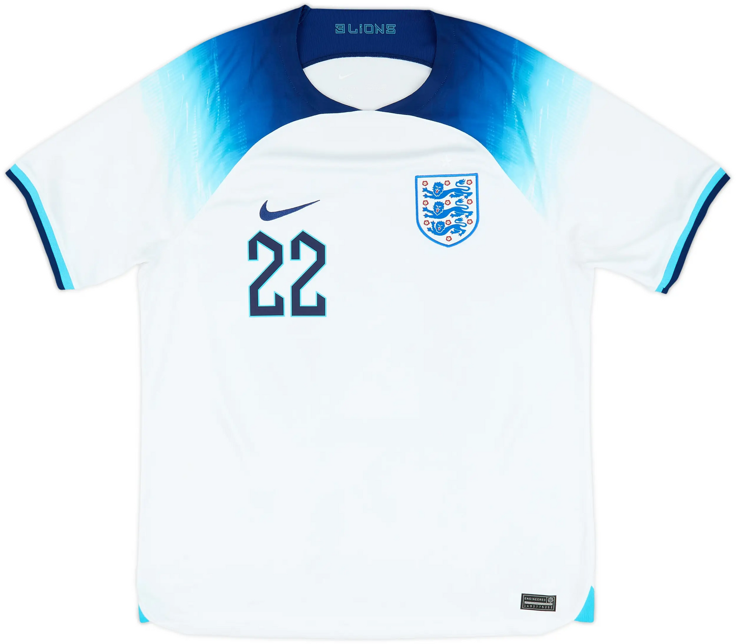 Maillot domicile Angleterre 2022-23 Bellingham n°22