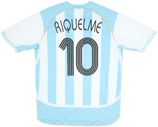 Maillot domicile Argentine adidas réédition 2006 Riquelme #10