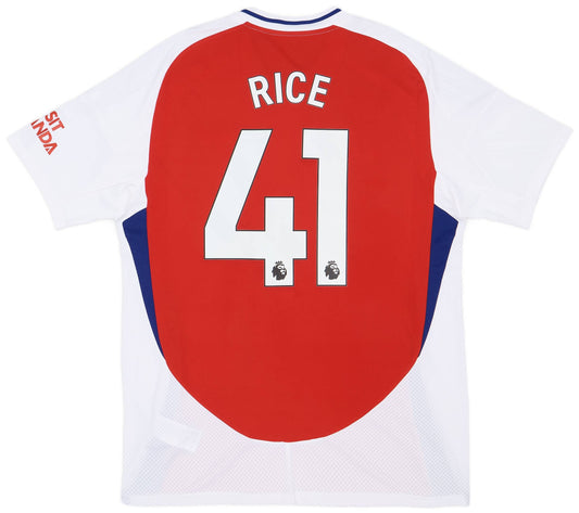 Maillot domicile Arsenal 2024-25 Rice #41