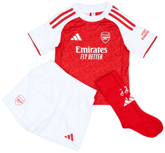 Maillot domicile Arsenal 2025-26 kit complet (petits enfants)