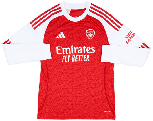 Maillot domicile Arsenal 2025-26 à manches longues (enfant)