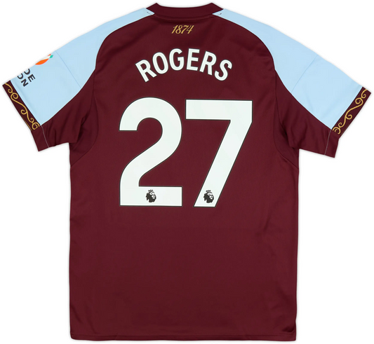 Maillot domicile Aston Villa 2025-26 Rogers #27