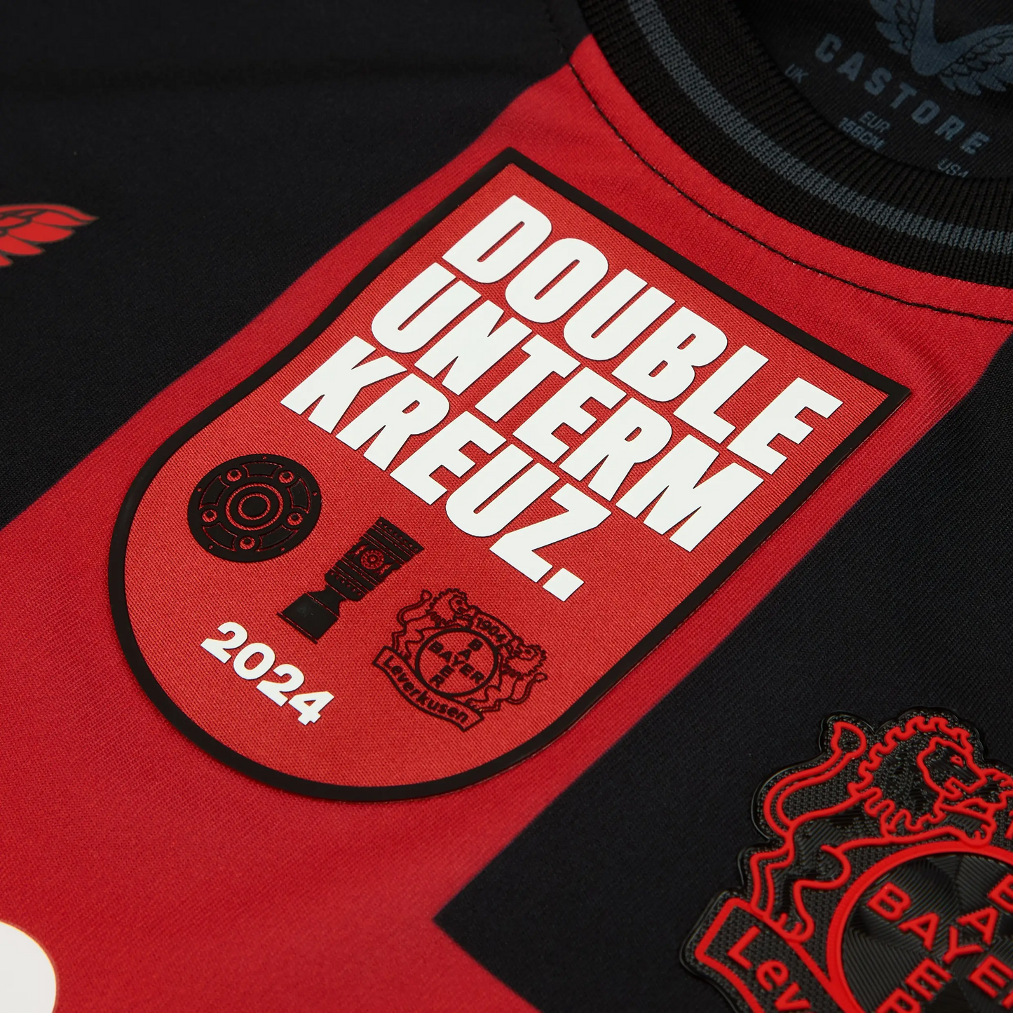 Maillot domicile Bayer Leverkusen 2023-24 "Double vainqueur de coupe" - en boite