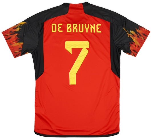 Maillot domicile Belgique 2022-23 De Bruyne #7