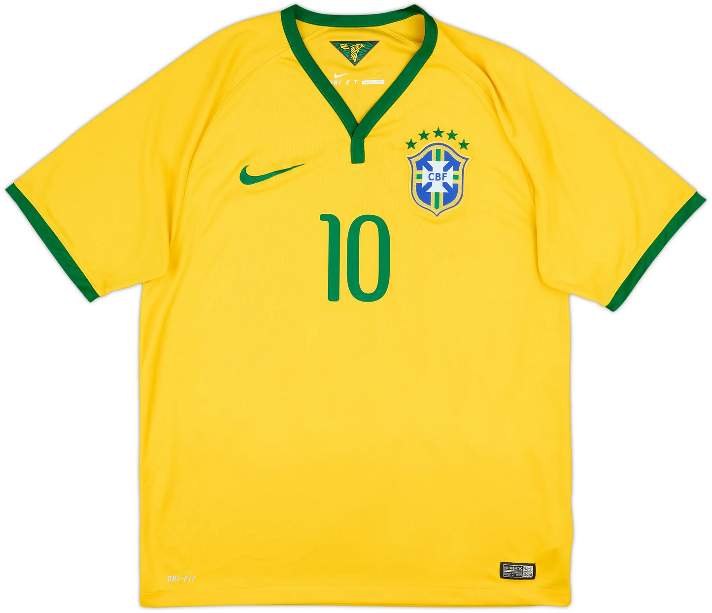 Maillot domicile Brésil 2014-15 Neymar Jr n°10