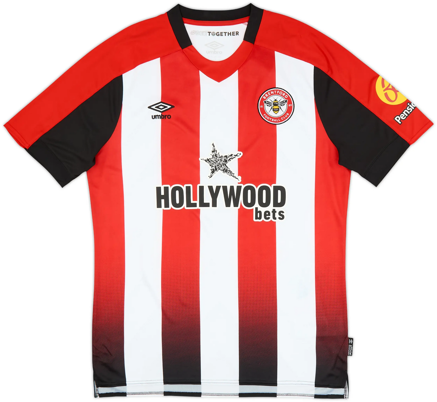 Maillot domicile Brentford 2023-24 Mbeumo #19