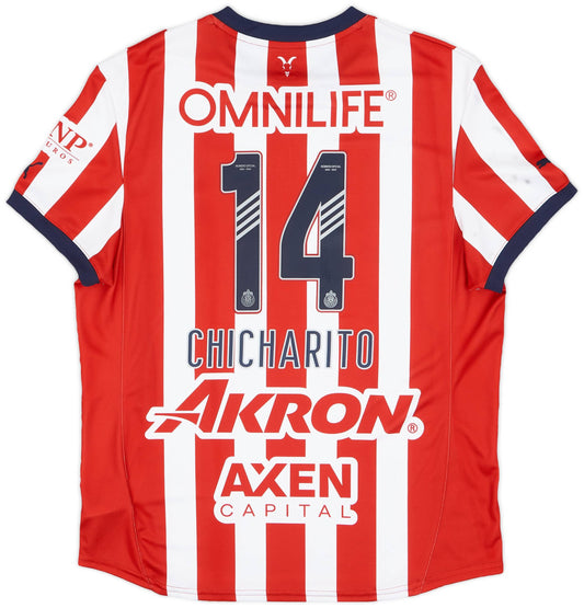 Maillot domicile Chivas Guadalajara 2024-25 Chicharito #14