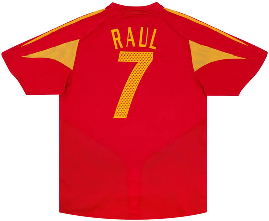 Maillot domicile Espagne 2004-06 Raul #7