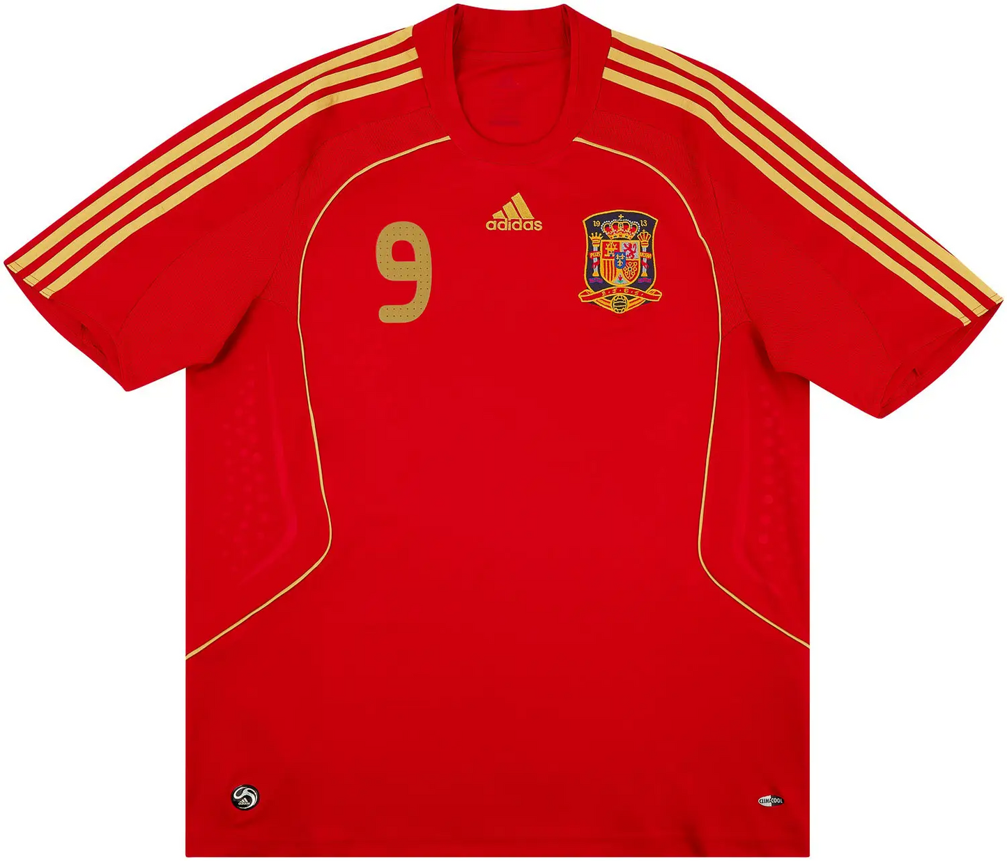 Maillot domicile Espagne 2007-09 Torres #9 - 8/10 (XS)