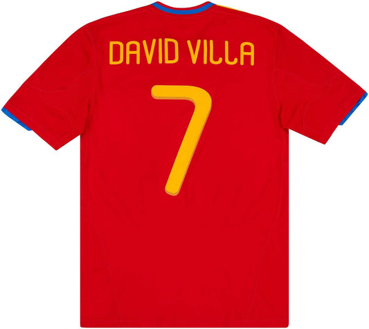 Maillot domicile Espagne 2009-10 David Villa #7