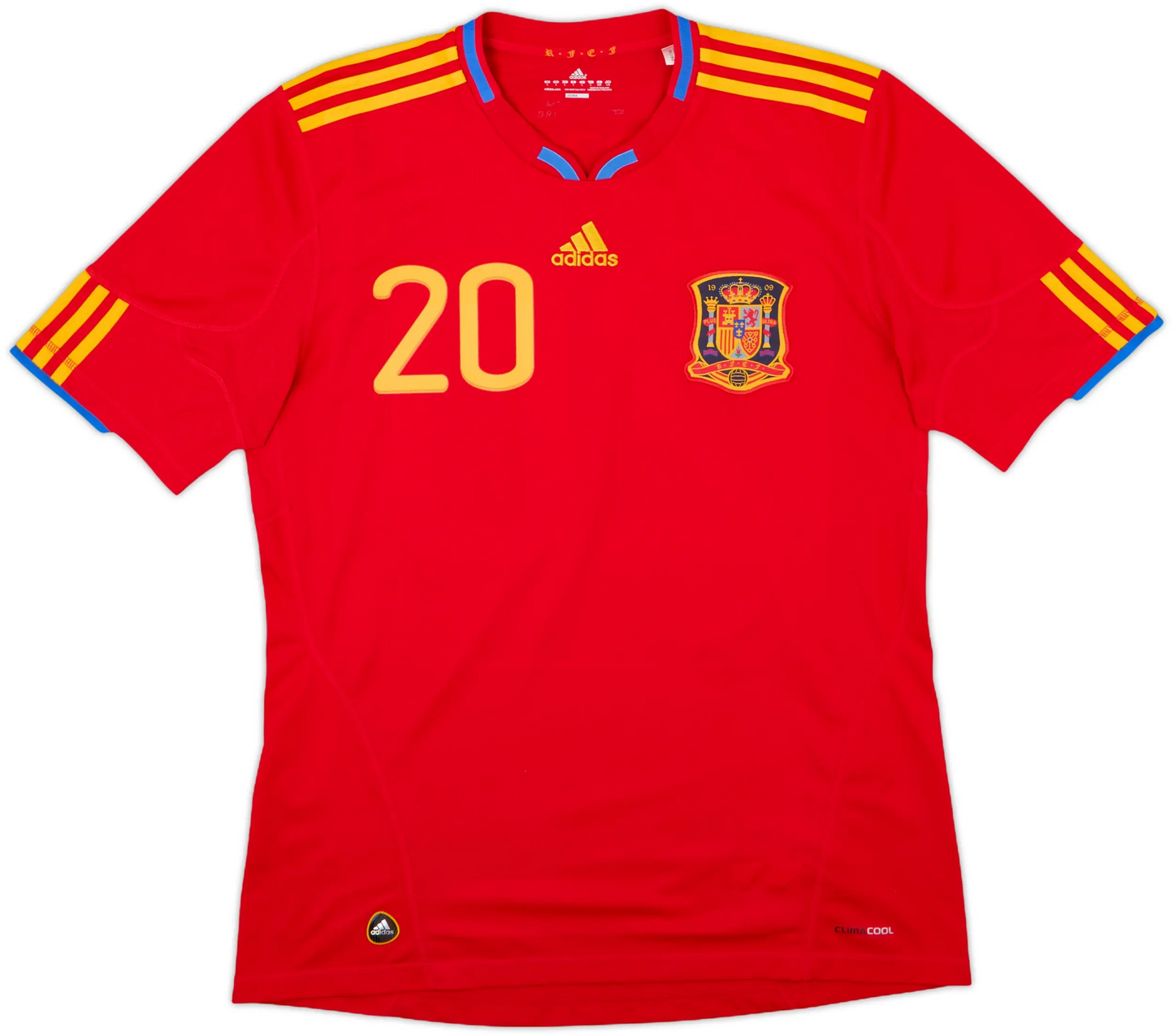 Maillot domicile Espagne 2009-10 S.Cazorla #20 (L)