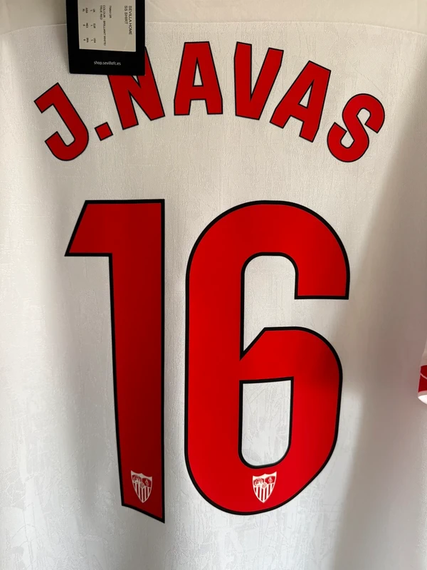 Maillot domicile FC Séville 2024-25 Jesus Navas #16 (L)