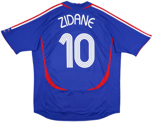 Maillot domicile France 2006-07 Zidane n°10