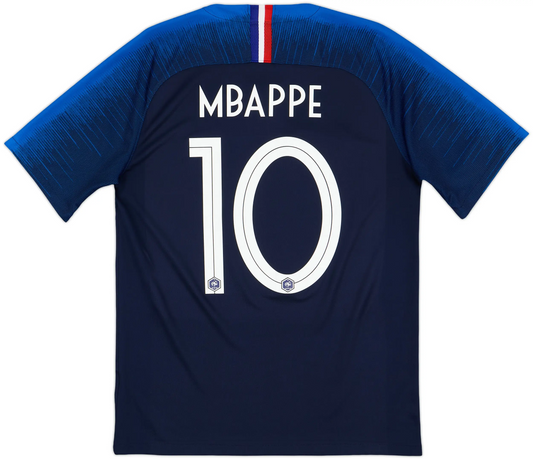 Maillot domicile France 2018 Mbappé n°10