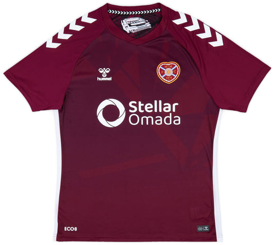 Maillot domicile Hearts 2025-26