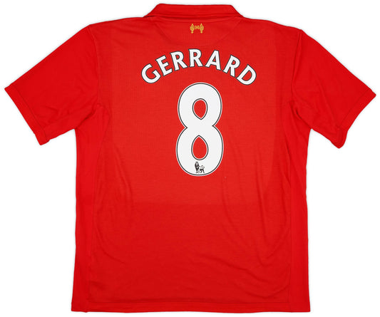 Maillot domicile Liverpool 2012-13 Gerrard #8