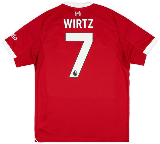 Maillot domicile Liverpool 2025-26 Wirtz #7