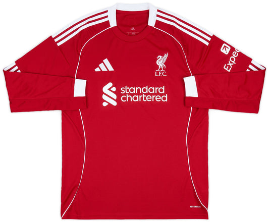 Maillot domicile Liverpool à manches longues 2025-26