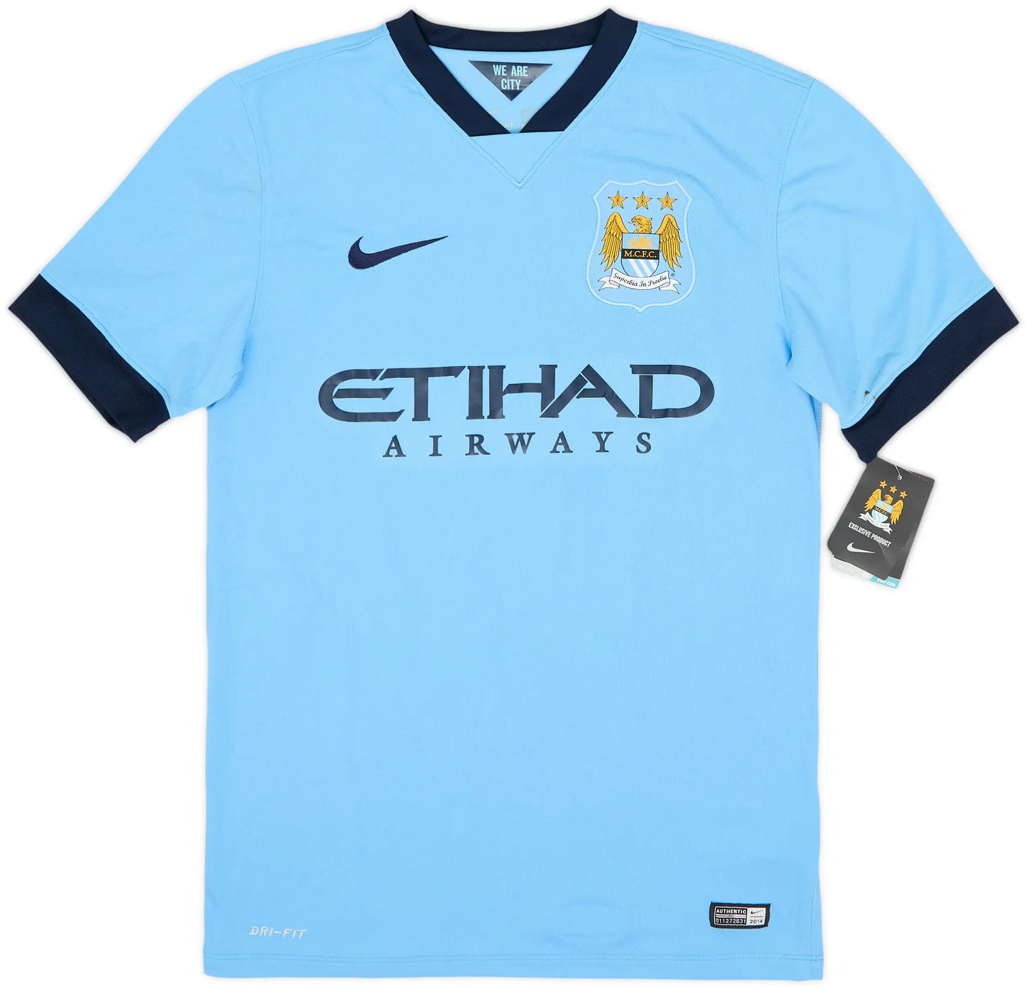 Maillot domicile Manchester City 2014-15 Kun Aguero #16 (S) - RR Store Online