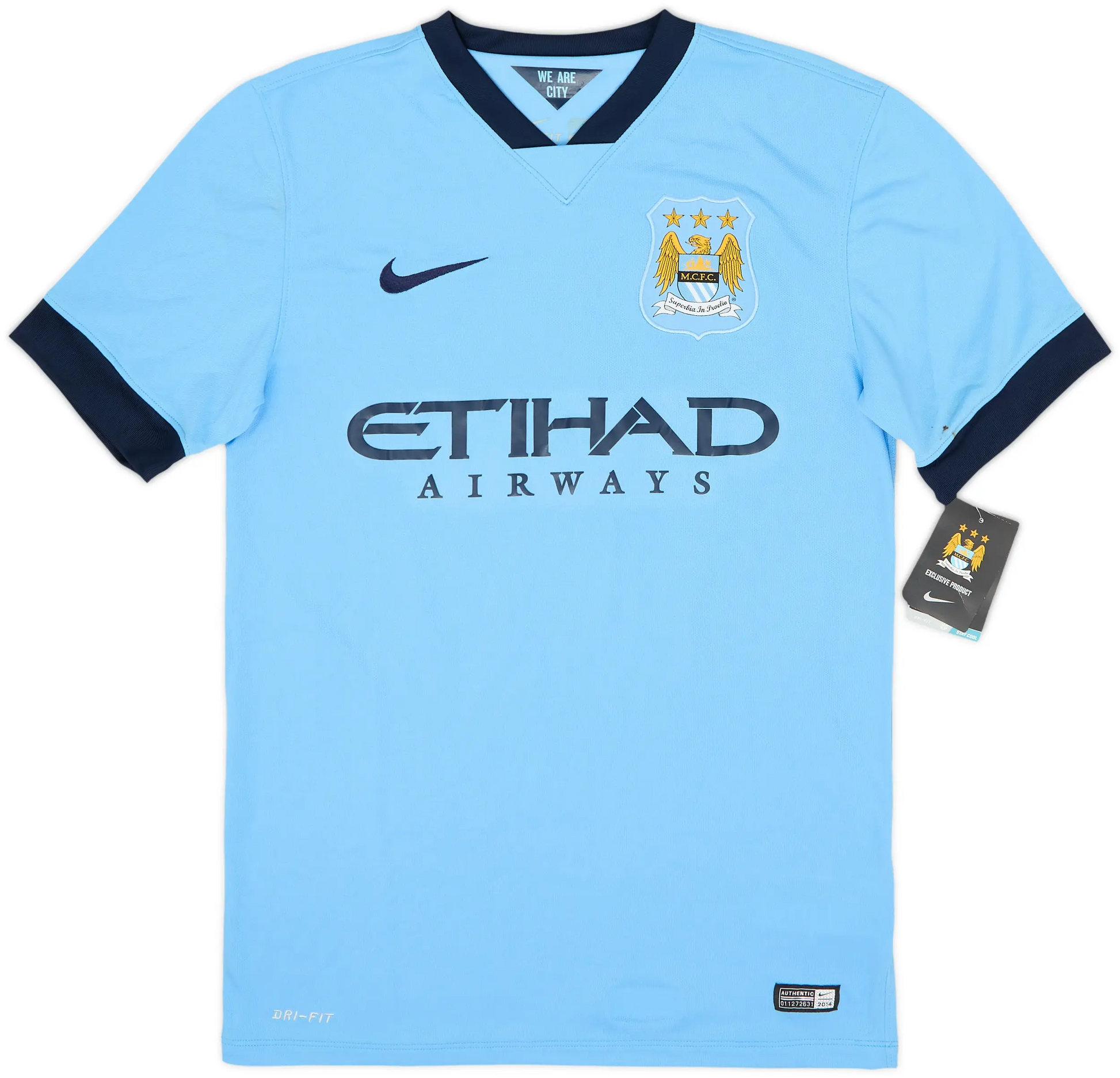 Maillot domicile Manchester City 2014-15 Kun Aguero #16 (S) - RR Store Online